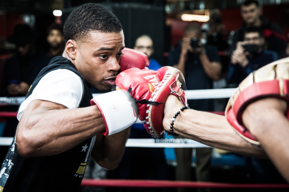 SPENCE JR VS. PETERSON FIGHT WEEK MEDIA WORKOUT QUOTES & PHOTOS – TOPCLASSBOXING