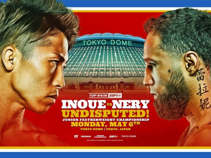 INOUE GETS OFF THE CANVAS TO STOP NERY IN TOKYO!